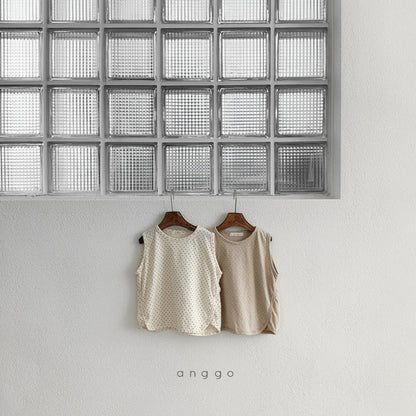 Small Dot T-Shirt [Cream/XL(5-6yr)]