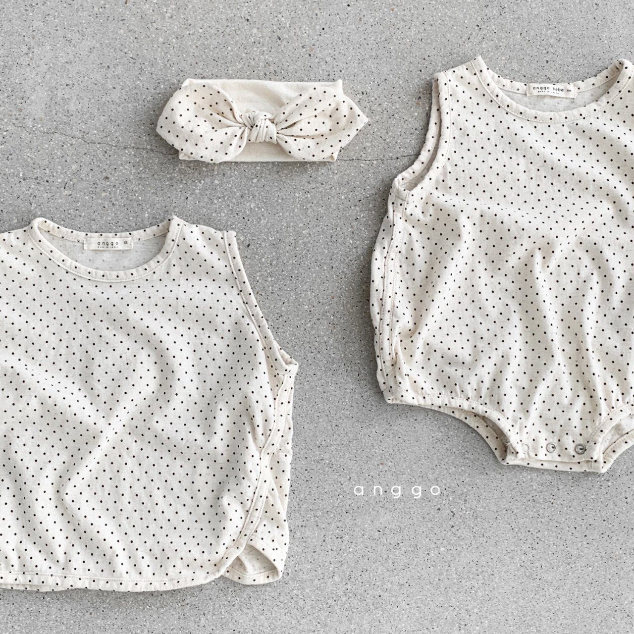Small Dot T-Shirt [Cream/XL(5-6yr)]