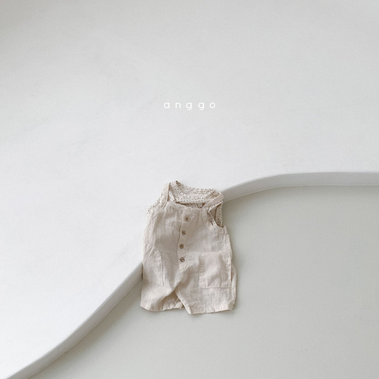 Small Dot T-Shirt [Cream/XL(5-6yr)]