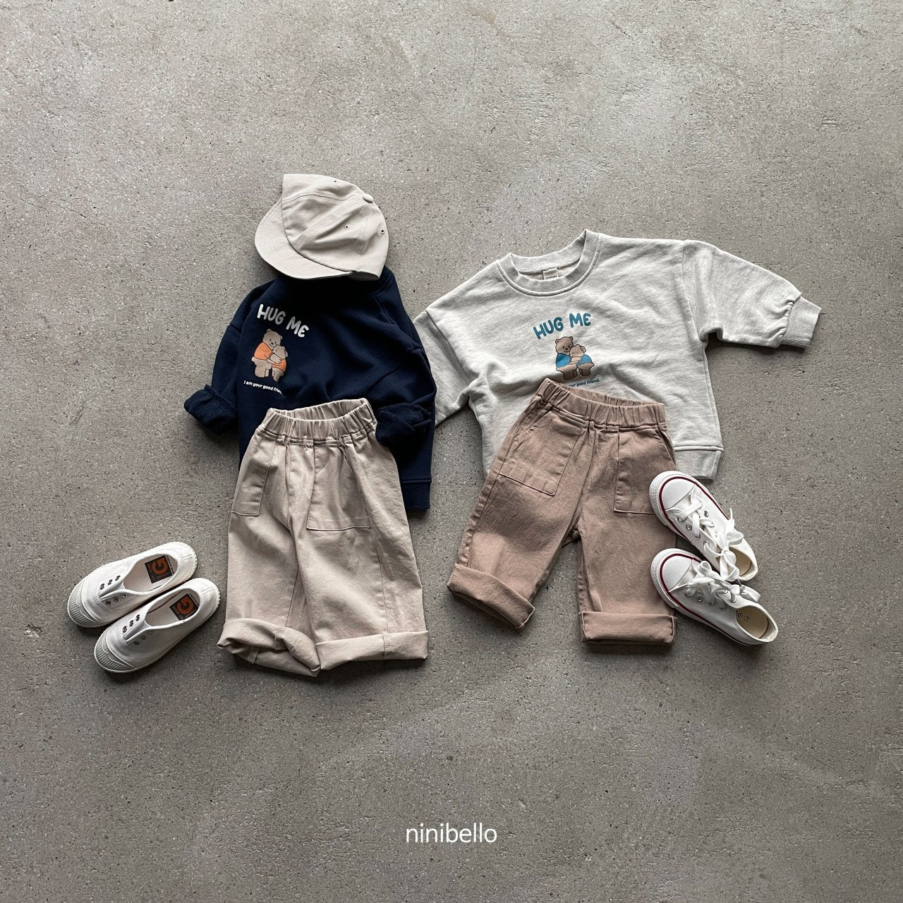 Nini Baggy Pants [Beige/M(3-4yr), L(4-5yr)]