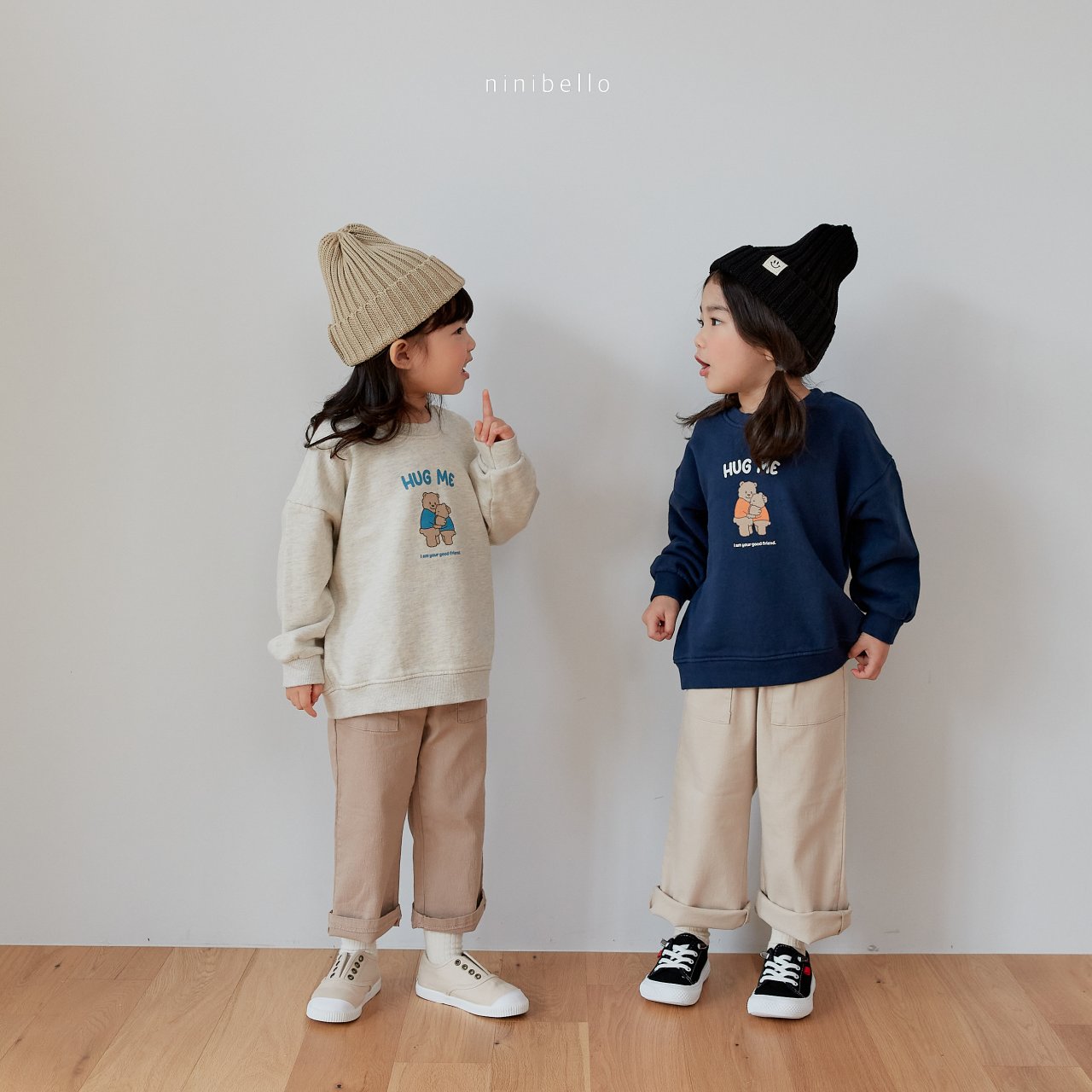 Nini Baggy Pants [Beige/M(3-4yr), L(4-5yr)]