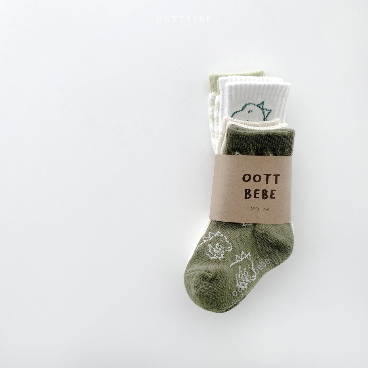 Zoo Socks Set [Dino Set/M(4-6yr)]