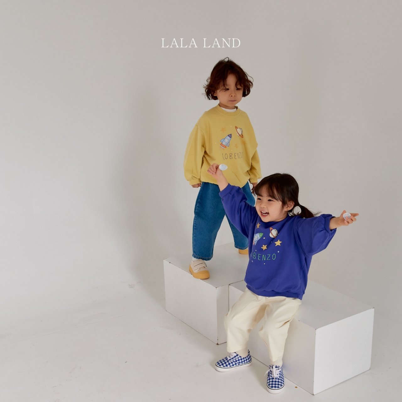 Space Sweatshirt [Purple/S(2-3yr)]