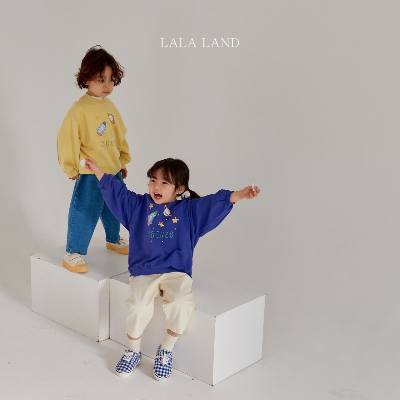 Space Sweatshirt [Purple/S(2-3yr)]