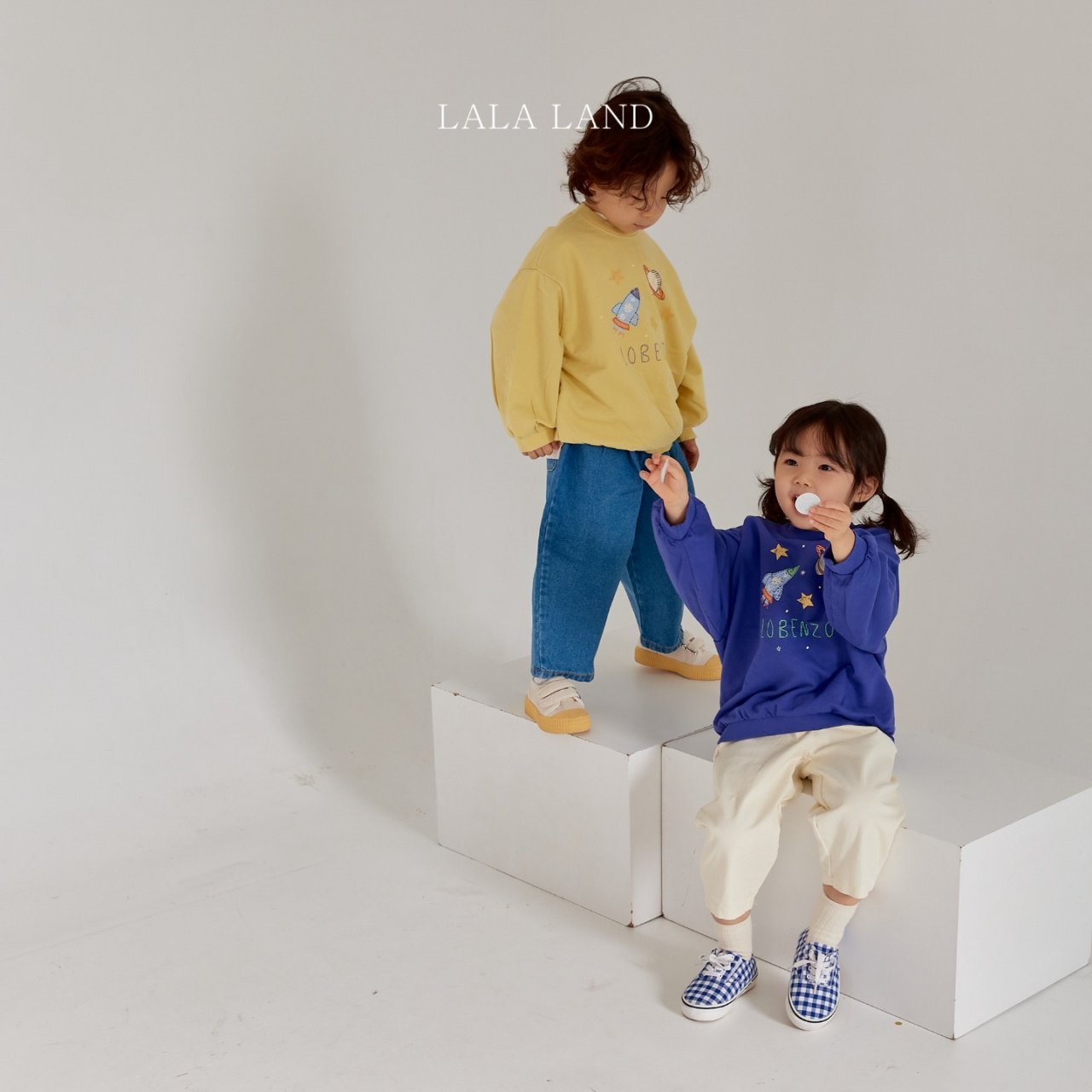 Space Sweatshirt [Purple/S(2-3yr)]