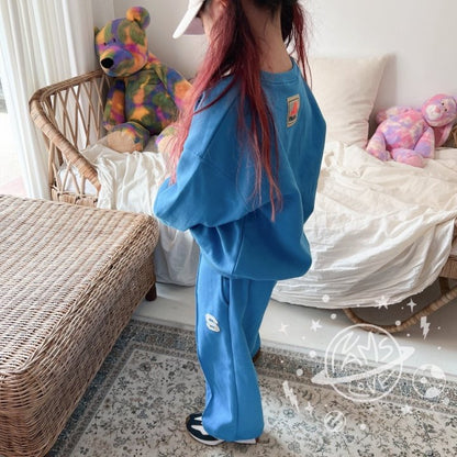 S Wide Pants [Blue, Navy/L(4-5yr)]