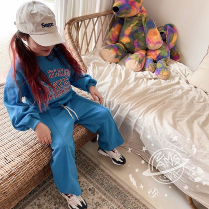 S Wide Pants [Blue, Navy/L(4-5yr)]