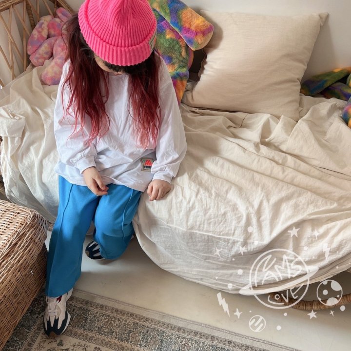S Wide Pants [Blue, Navy/L(4-5yr)]