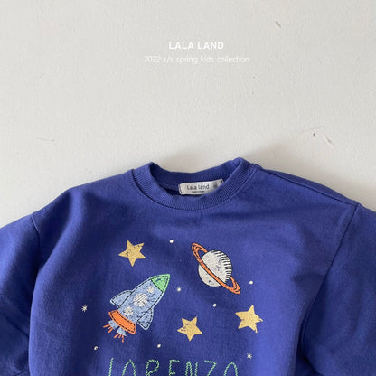 Space Sweatshirt [Purple/S(2-3yr)]