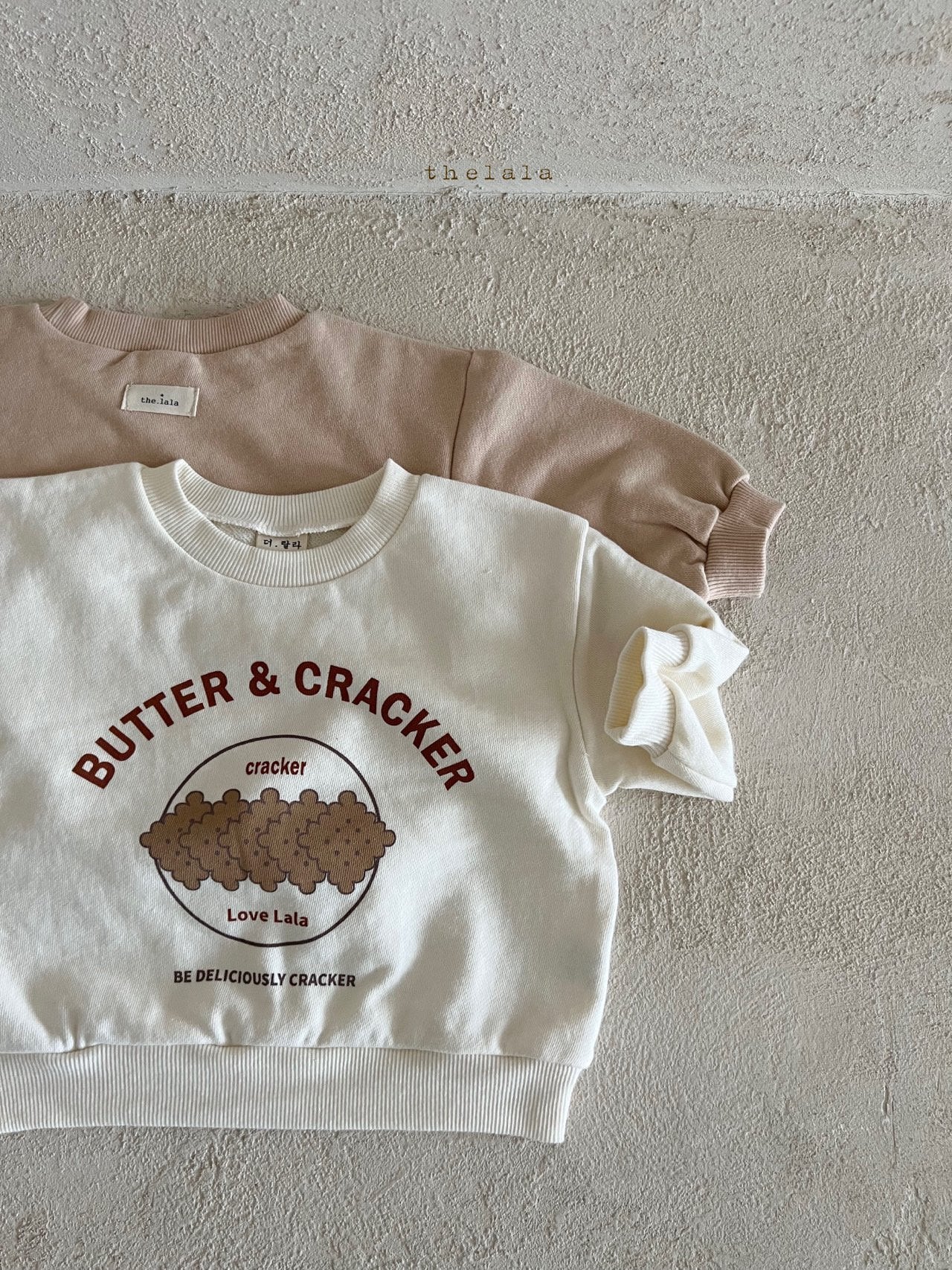 Cracker Sweatshirt [Beige/S(2-3yr)]