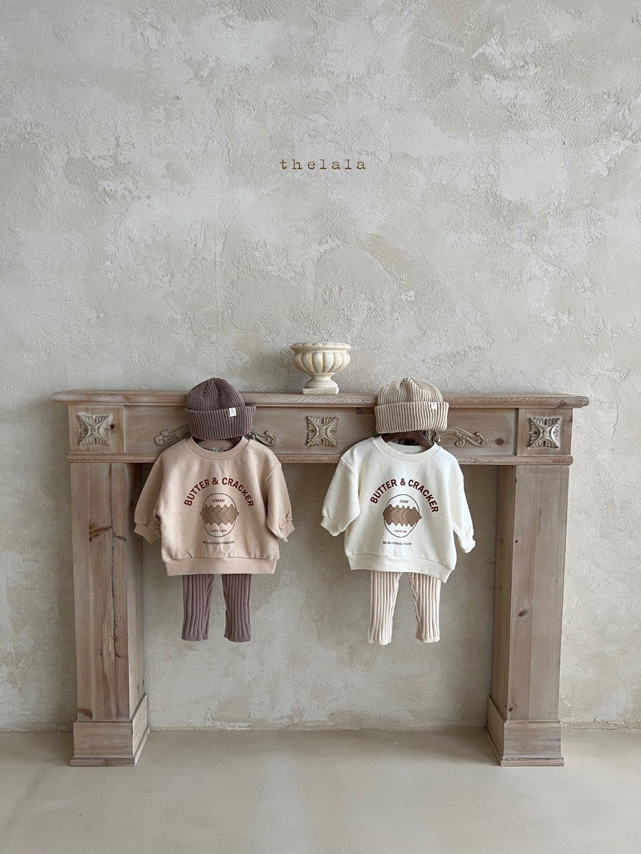 Cracker Sweatshirt [Beige/S(2-3yr)]