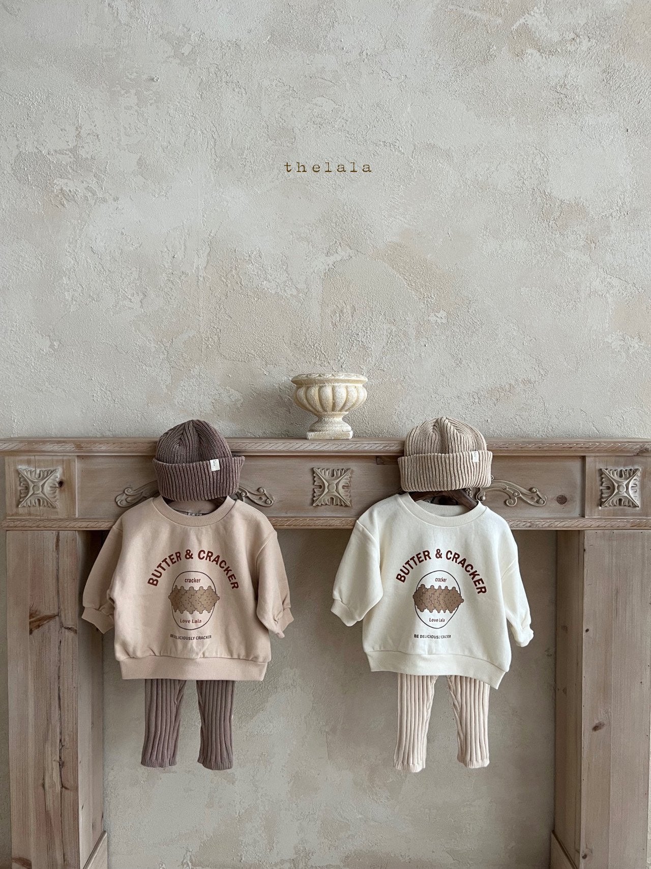 Cracker Sweatshirt [Beige/S(2-3yr)]