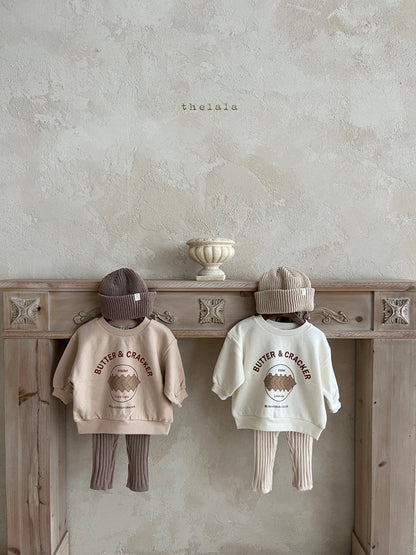 Cracker Sweatshirt [Beige/S(2-3yr)]