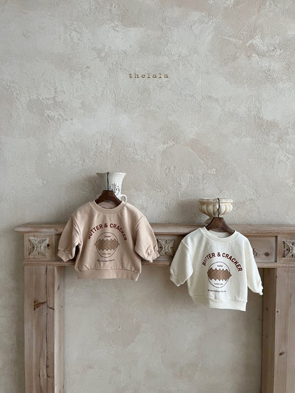 Cracker Sweatshirt [Beige/S(2-3yr)]