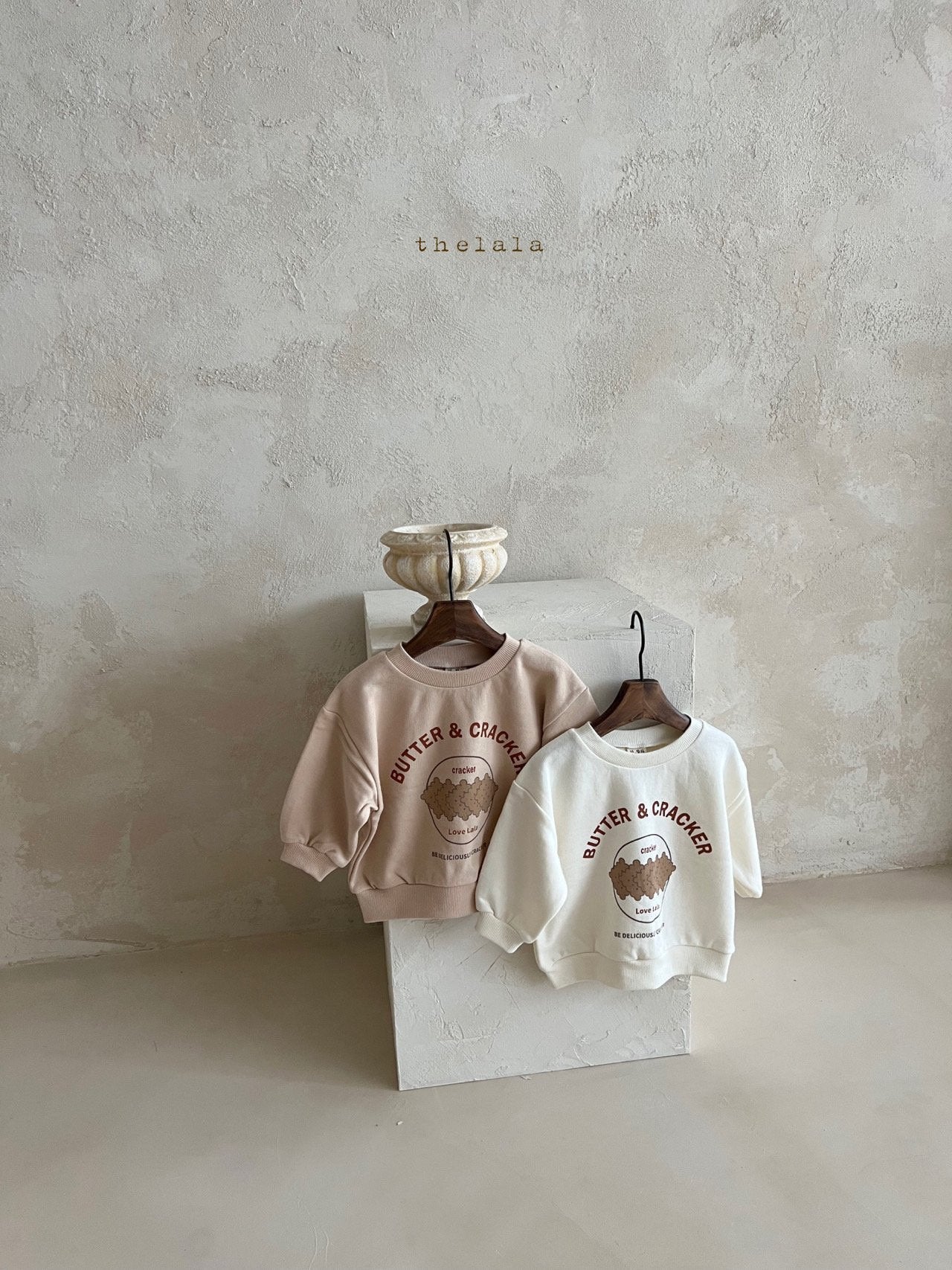 Cracker Sweatshirt [Beige/S(2-3yr)]