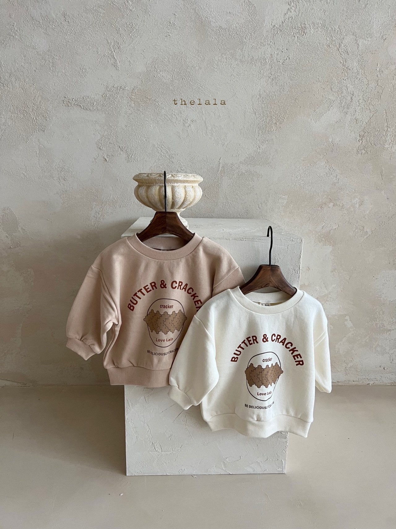 Cracker Sweatshirt [Beige/S(2-3yr)]