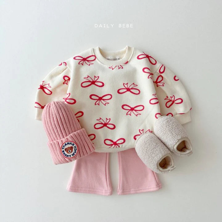 Mink Boot-Cut Pants [Pink/M(3-4yr)]