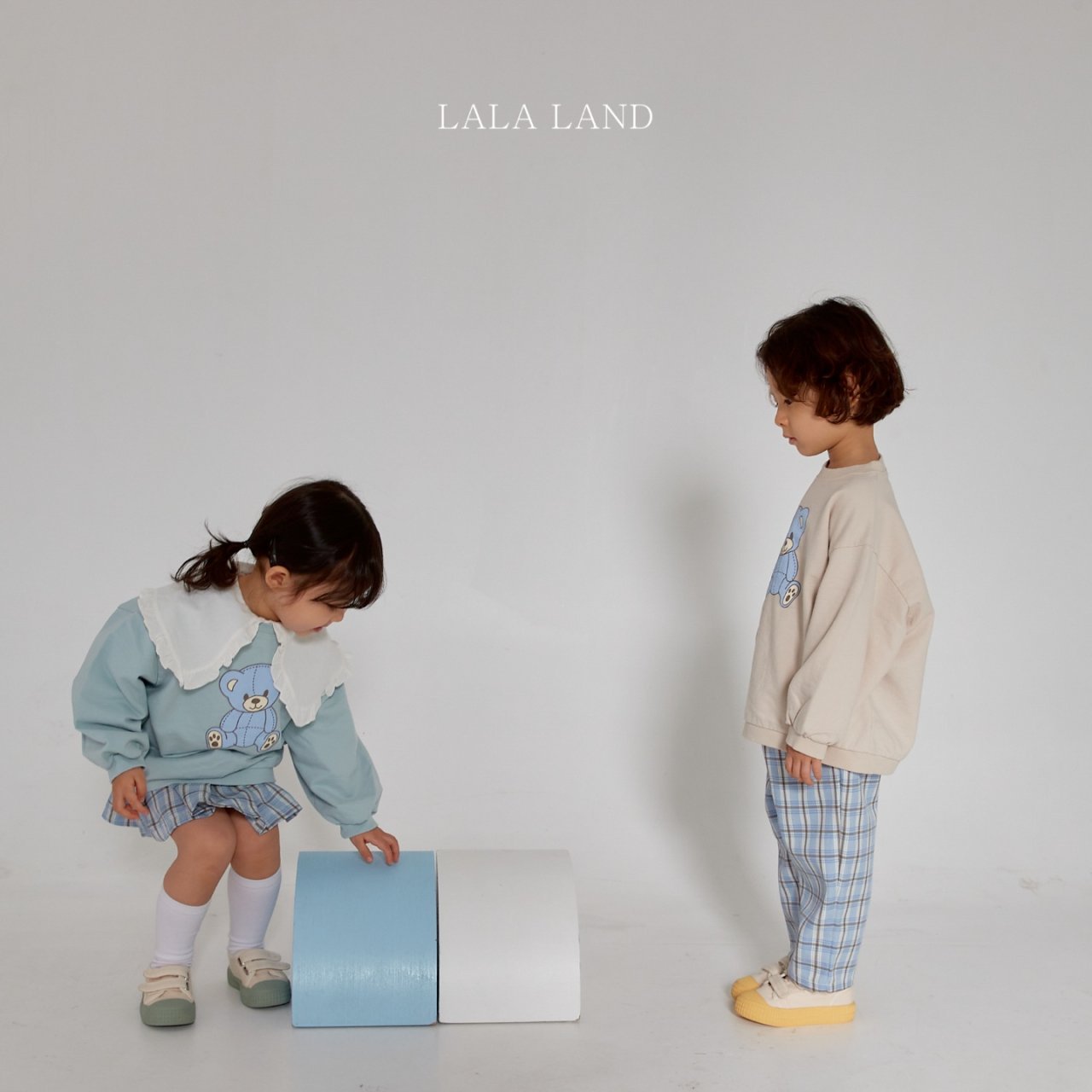 Little Bear Sweatshirt [Light Beige/M(3-4yr)]