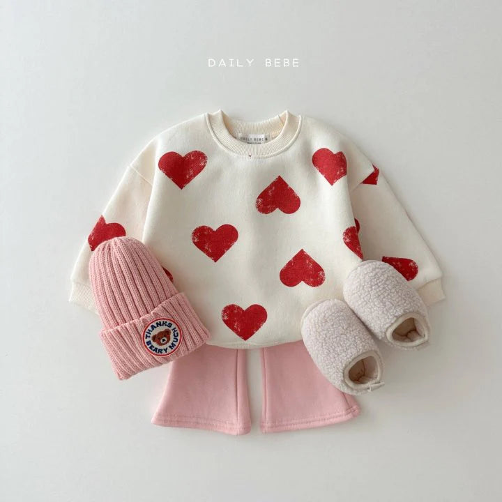 Mink Boot-Cut Pants [Pink/M(3-4yr)]
