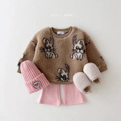 Mink Boot-Cut Pants [Pink/M(3-4yr)]