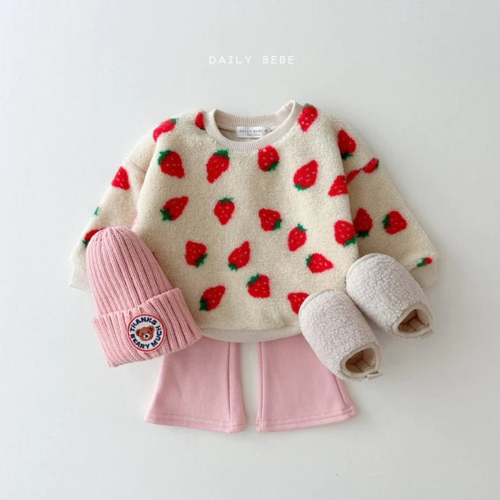 Mink Boot-Cut Pants [Pink/M(3-4yr)]