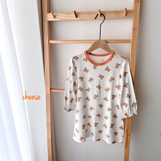 Modal Bear Home Wear Dress [100/S(2-3yr)]