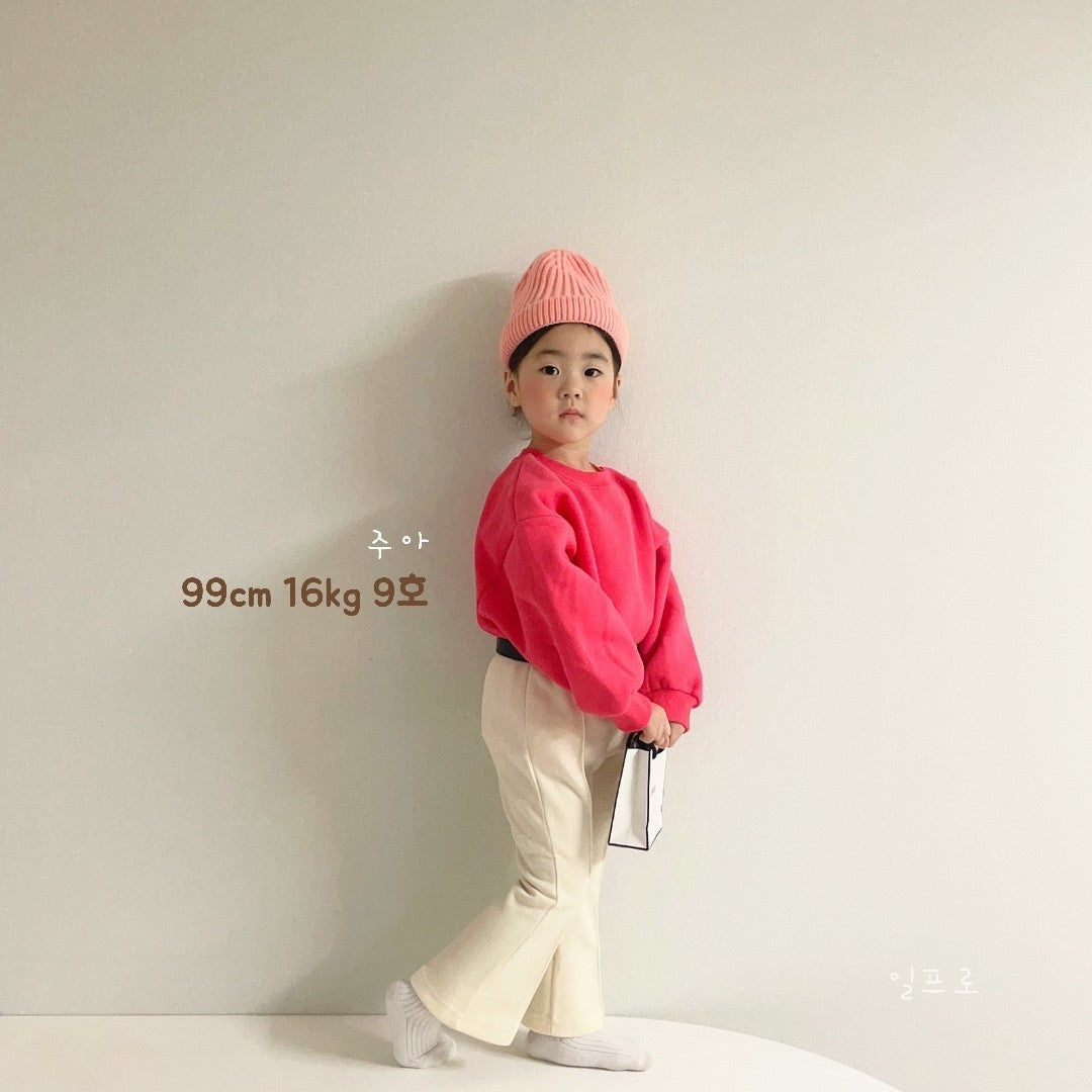 Cotton Candy Sweatshirt [Cherry Pink/M(3-4yr)]