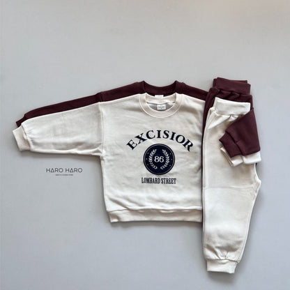 Excisior Top Bottom Set [Brown/S(2-3yr)]