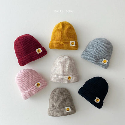 Wool Smile Short Beanie [Mustard]