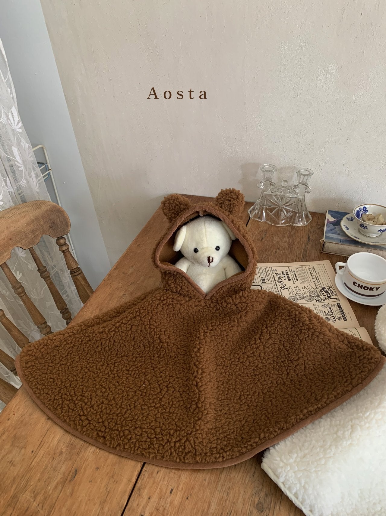 Lamb Lamb Bear Cape [Brown/S(0-1yr)]
